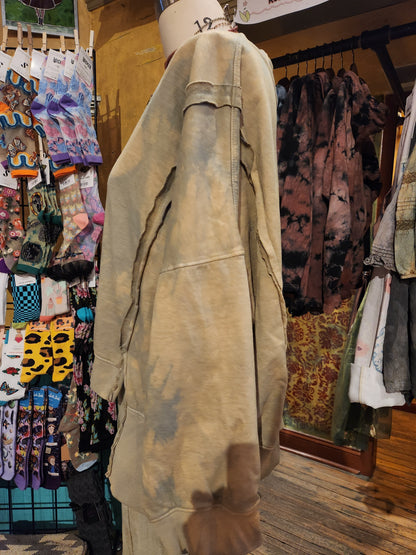 Hand Dyed 'Paperlace' Crewneck - One Size