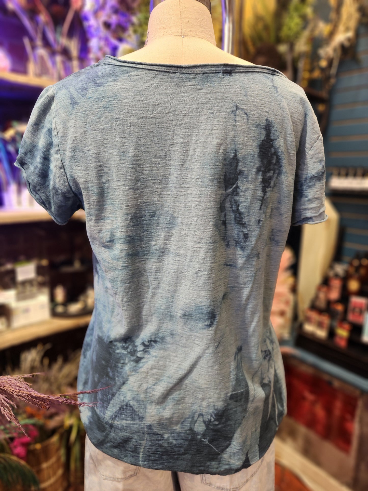 Marble Dreams Raw Edge Tee