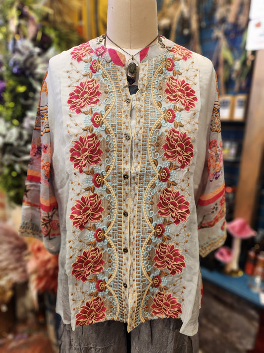 Eastern Winds Button Up