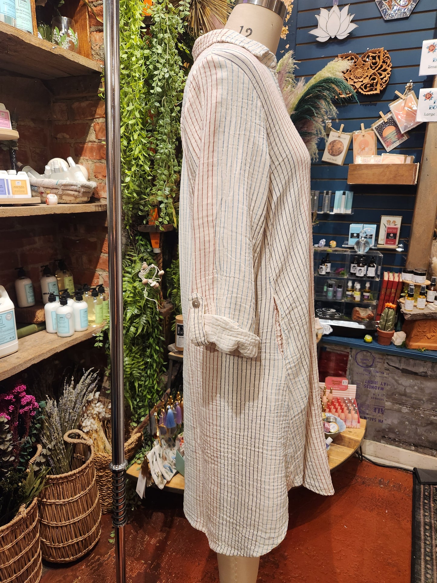 Mora Shirt Dress - Cream