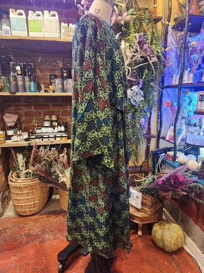 Crepe Sari Spellbound Kimono 0926 039