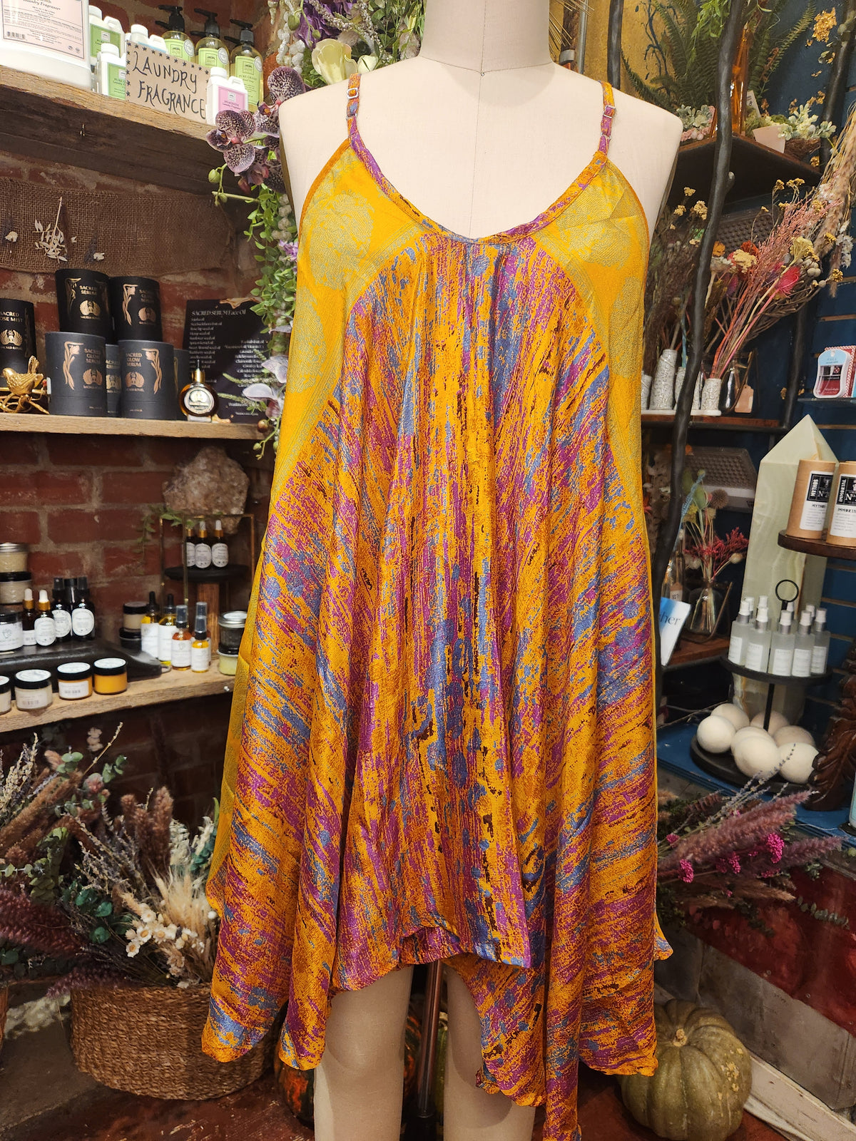 Rasgulla Sari Moonchild Mini Dress 0926 011