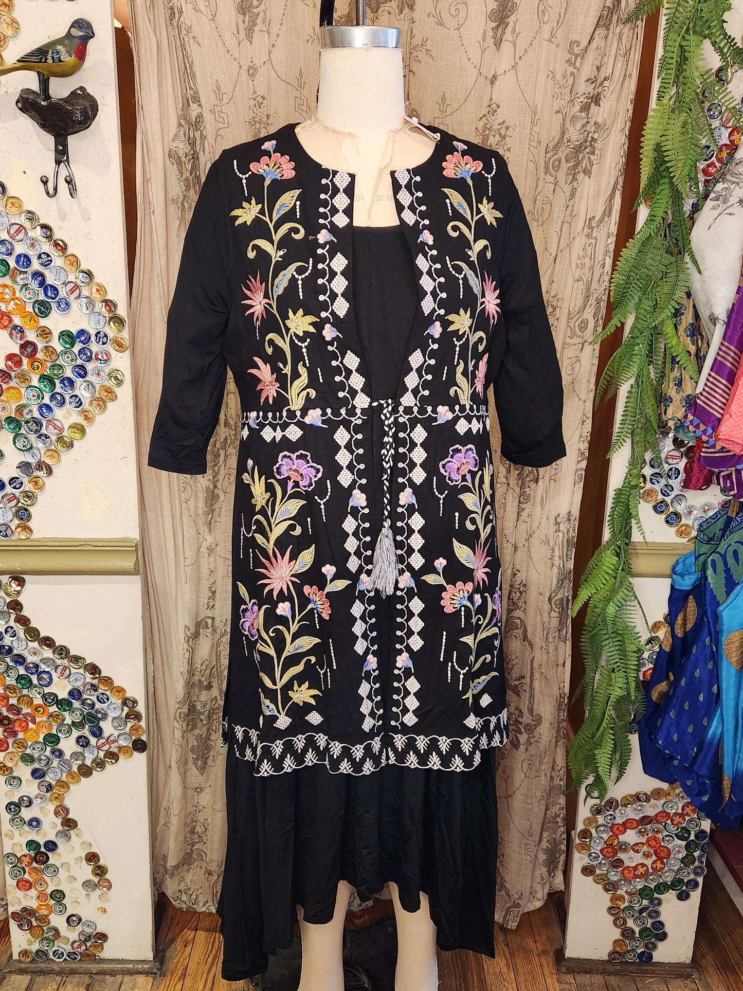 Multi Color Floral Ember Vest