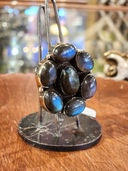 Labradorite Blossom Ring