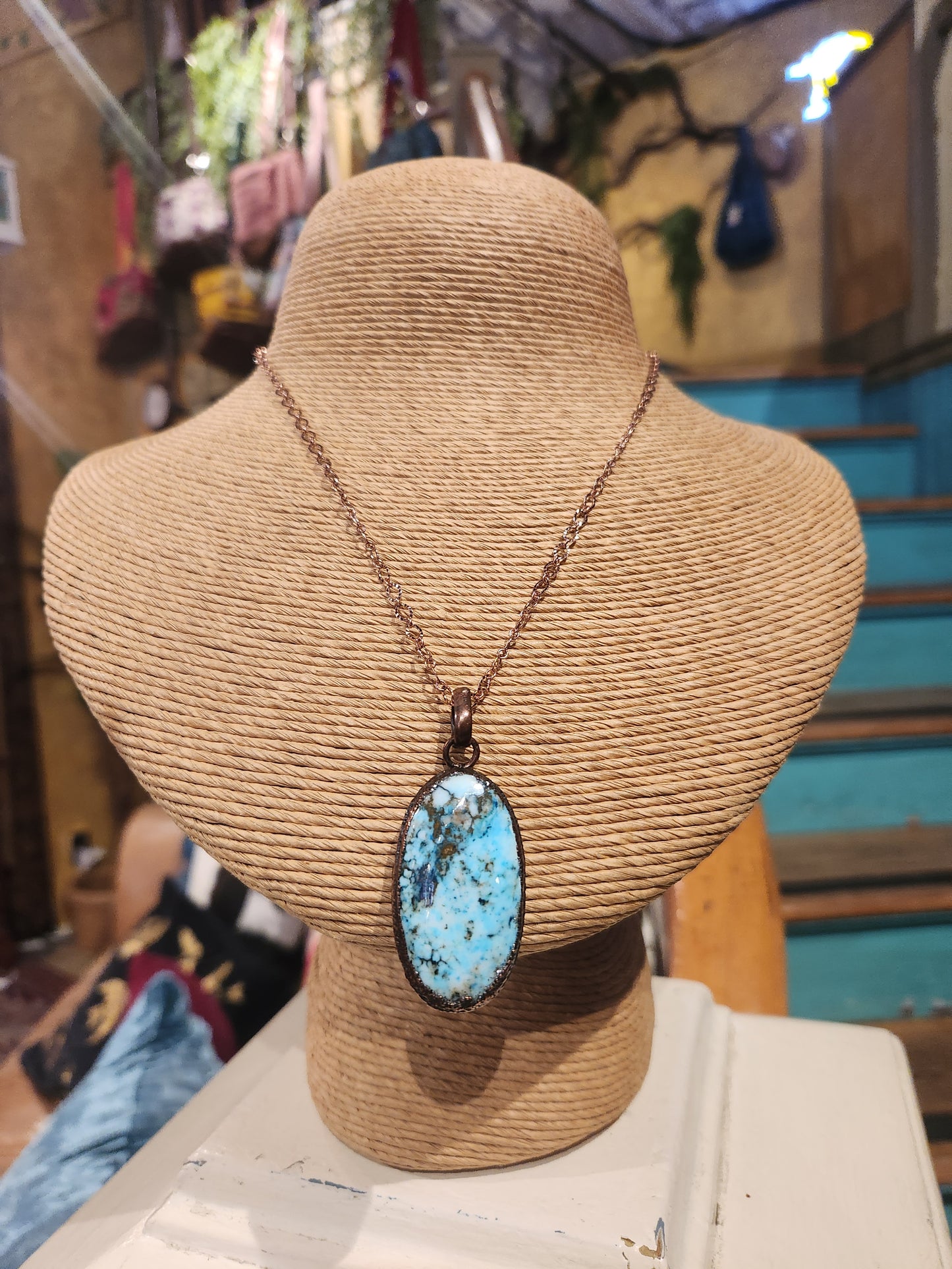 Copper Turquoise Necklace