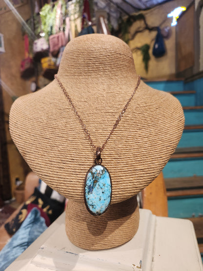 Copper Turquoise Necklace