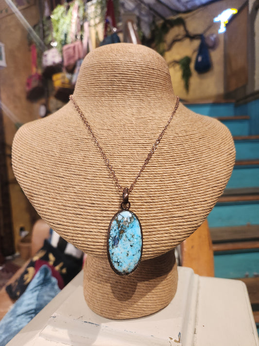 Copper Turquoise Necklace