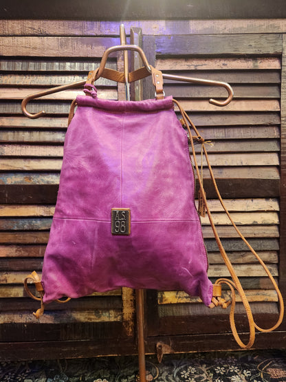 Billie Fuchsia Leather Bag