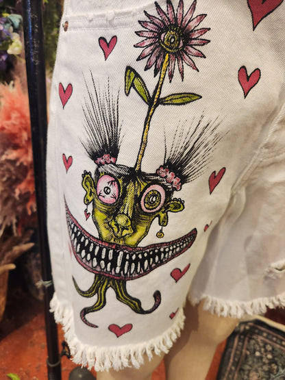 Traumatism Art Bizarre Bunny Shorts