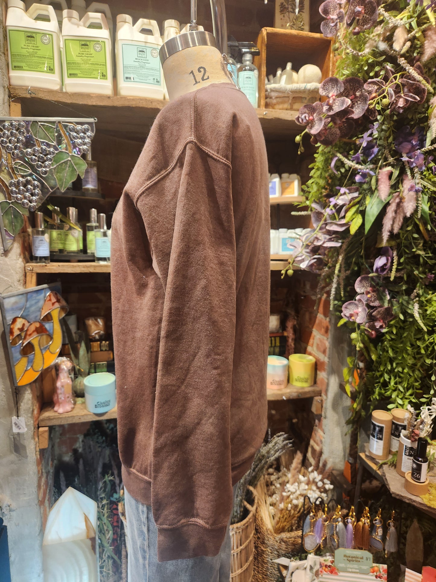 Hand-Dyed Lauryn Hill Graphic Print Sweatshirt