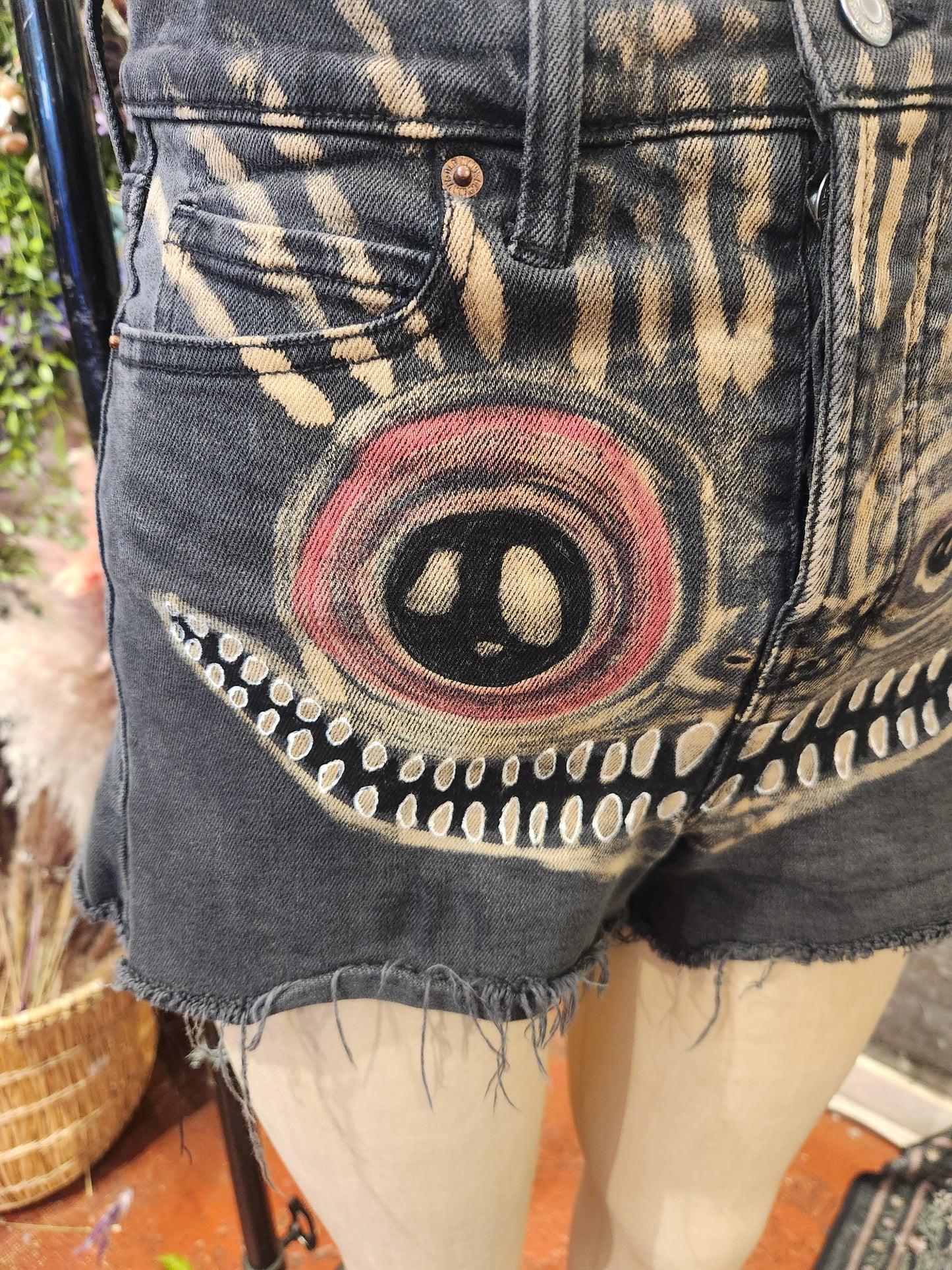 Traumatism Art Grim Grin Shorts