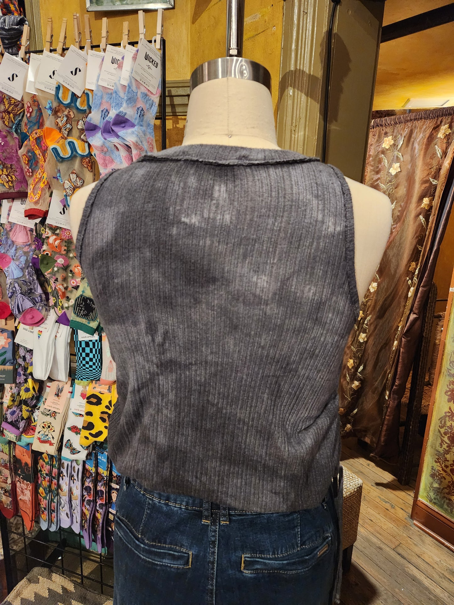 Hand Dyed 'Project Social' Tank Top