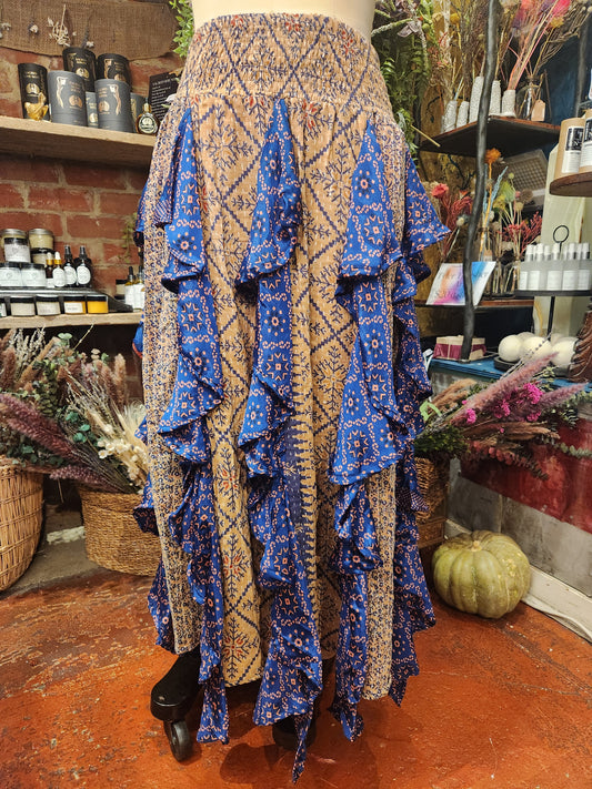 Pareo Kantha Willow Maxi Skirt 0826 049