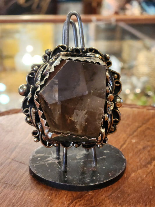 Natural Smokey Quartz Ring