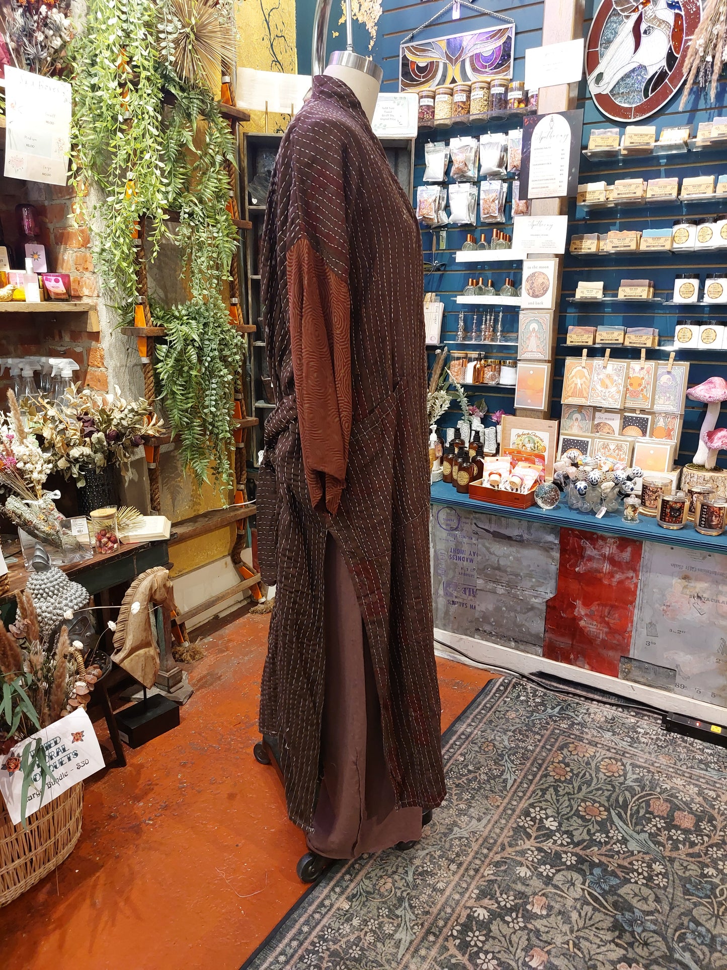 Majestic Caramel Over dye Kimono 1124 123