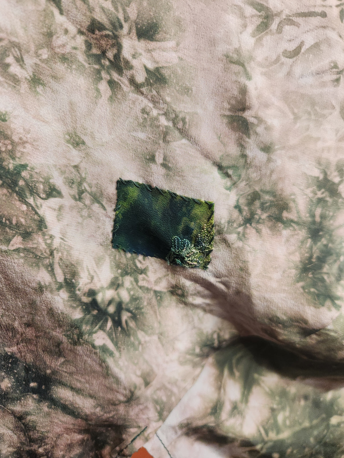 Crepe Sari Summer Nirvana Button Down 0626 147