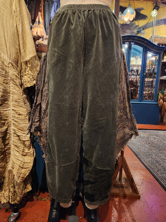 Fly Away Cutloose Velvet Pant - Vaylmith