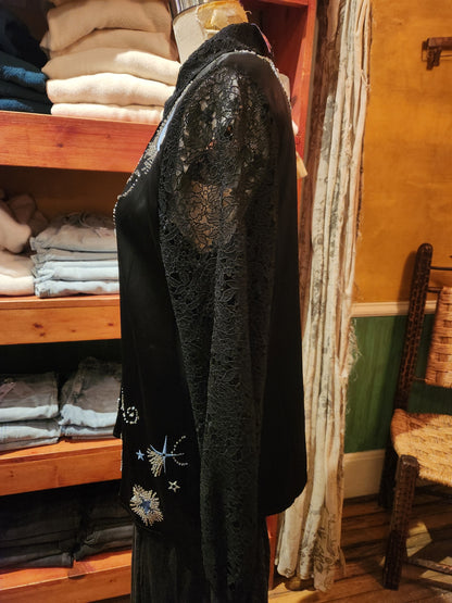 Vanti Embroidered Lace Shirt