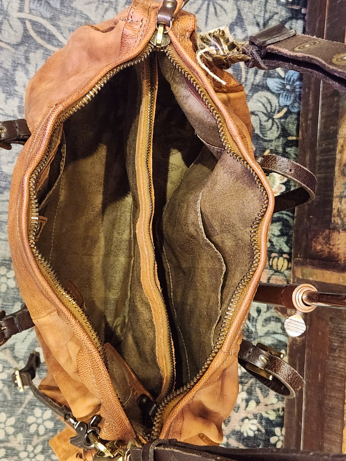 Hayle Whiskey Leather Bag