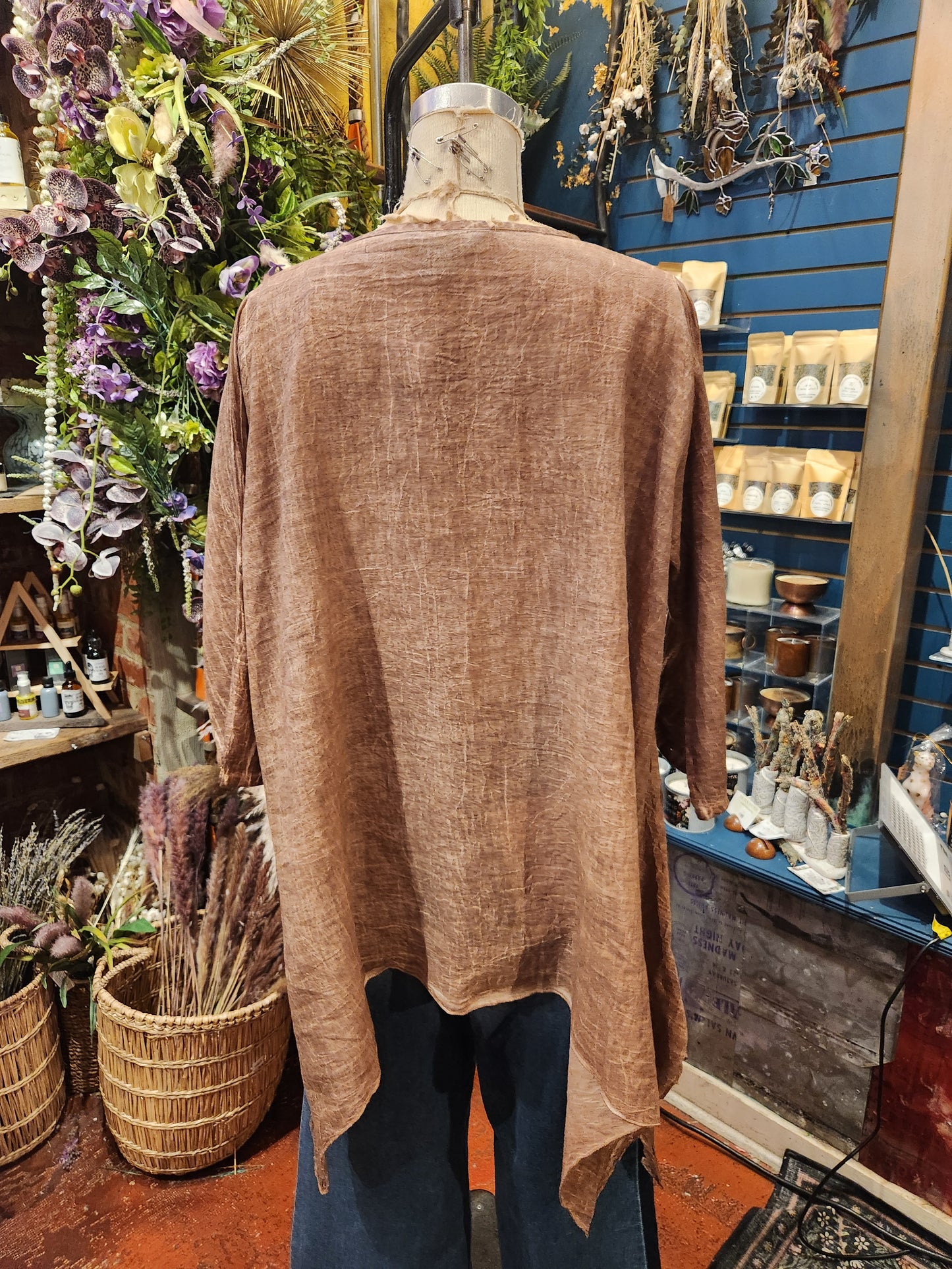 From The Earth- Drape Top ( multiple colors available )