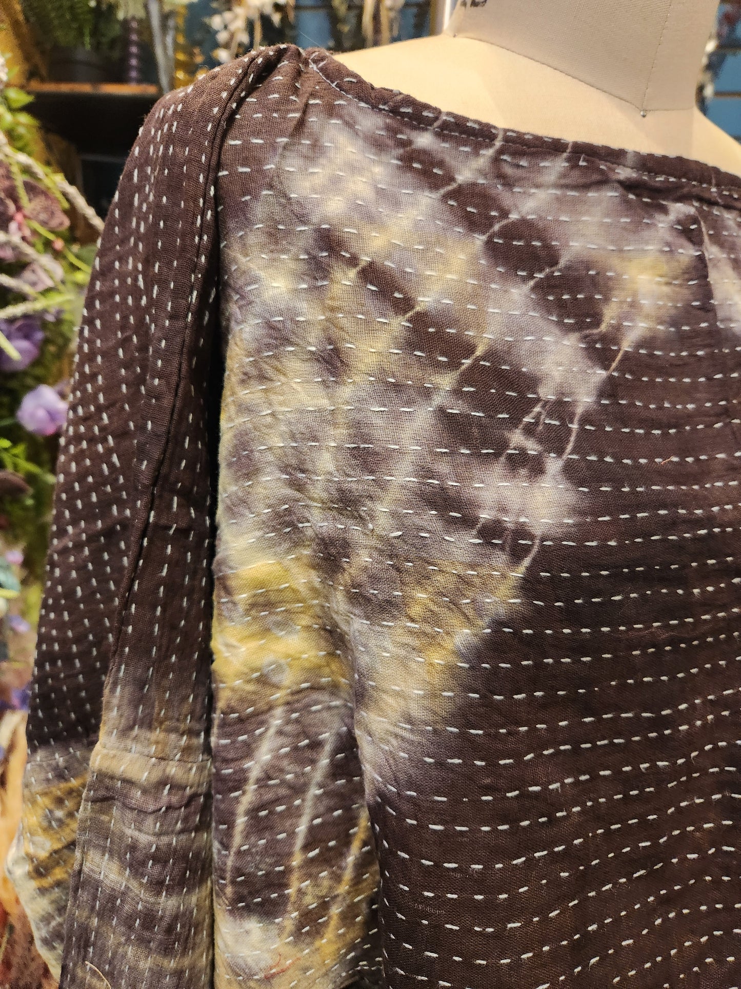 Pareo Kantha Abundance Crop Top