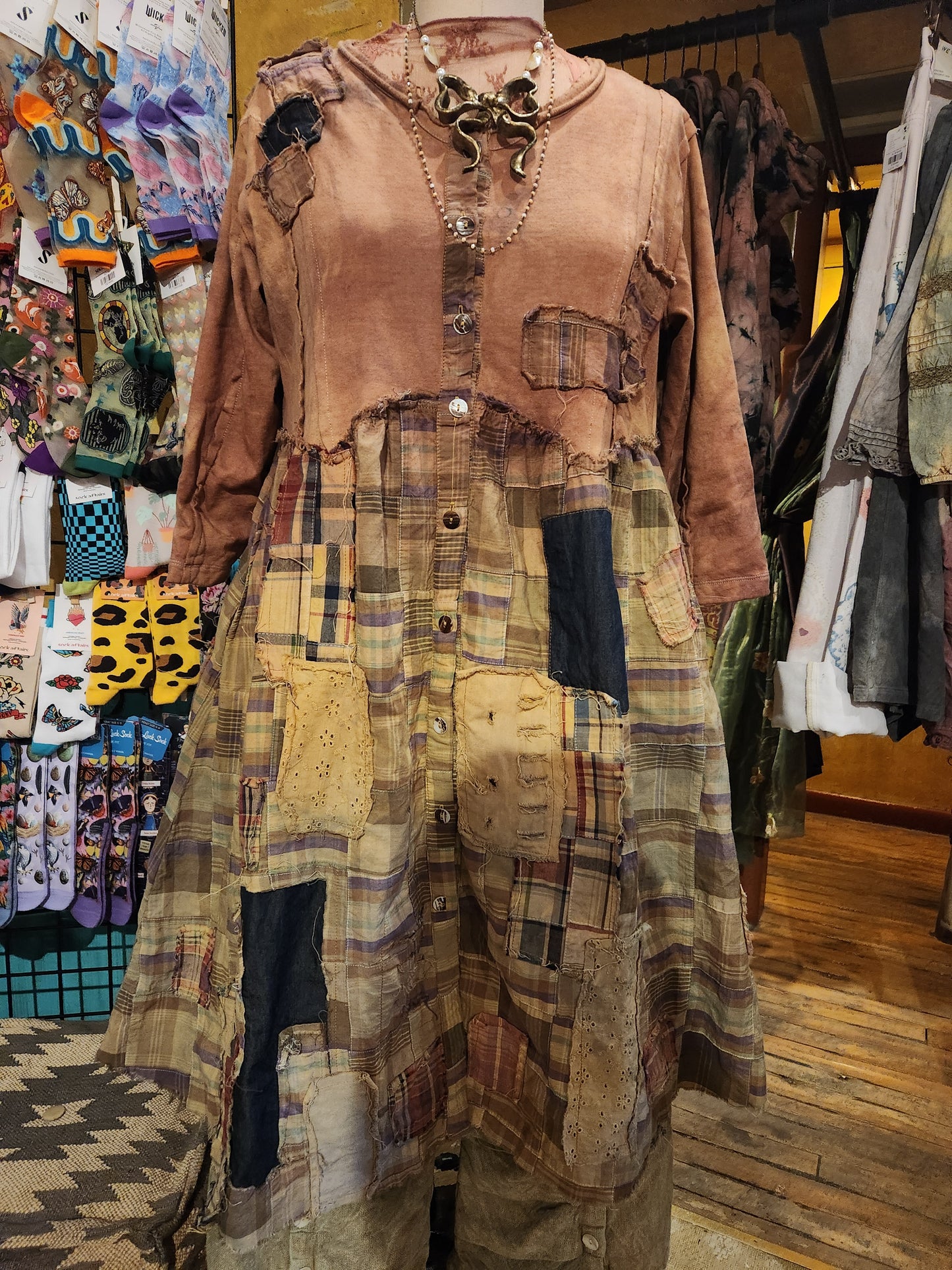 Hand Dyed 'Paperlace' Patchwork Jacket