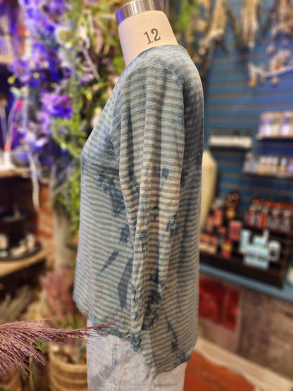 Solstice Stripe Dyed Shirt