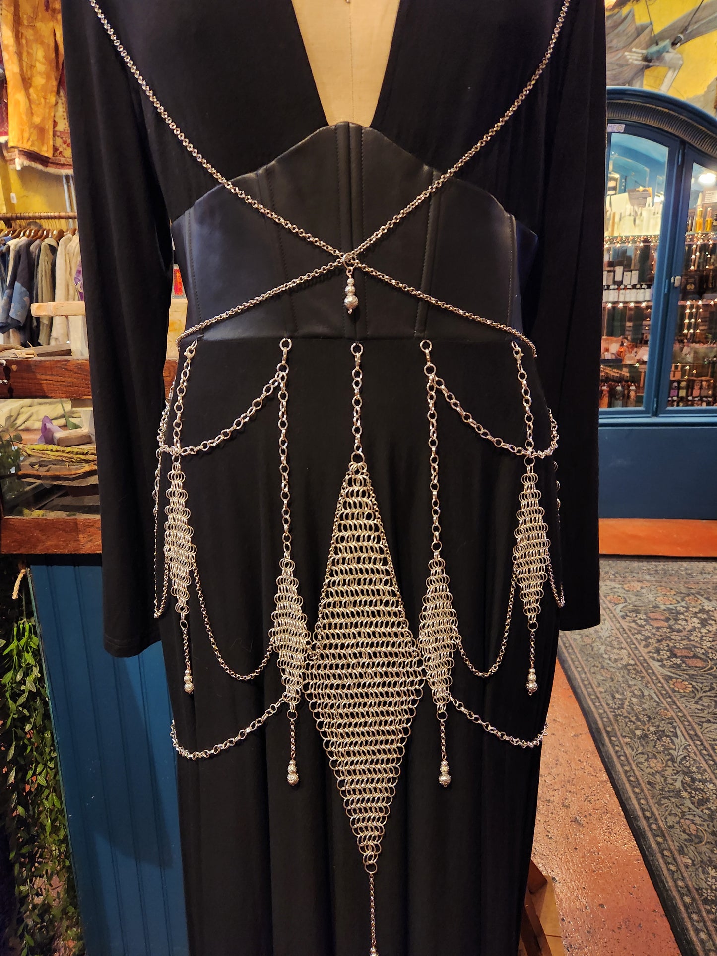 Chainmail Dreams Witchwood Dress- Tori Melson*