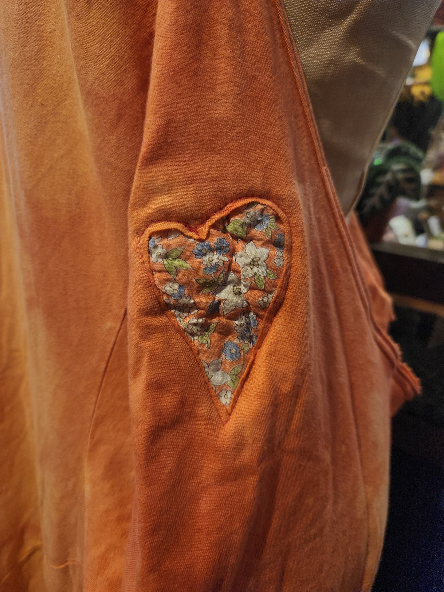 Patchwork Heart Kantha Bae Tee Dress - Rosemary St. Jacques