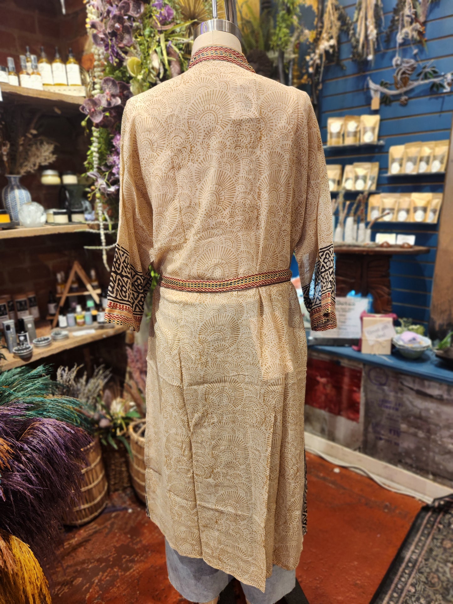 Bagru  Long Robe ( multiple colors available )