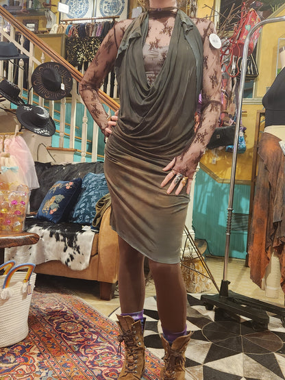 Athena Dress - Green #1