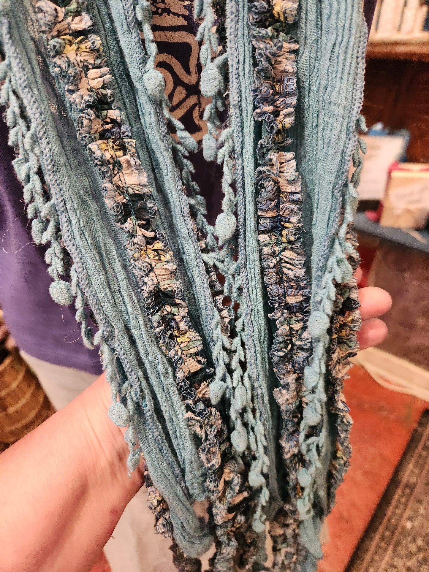 Fringe Scarf - OOAK #6