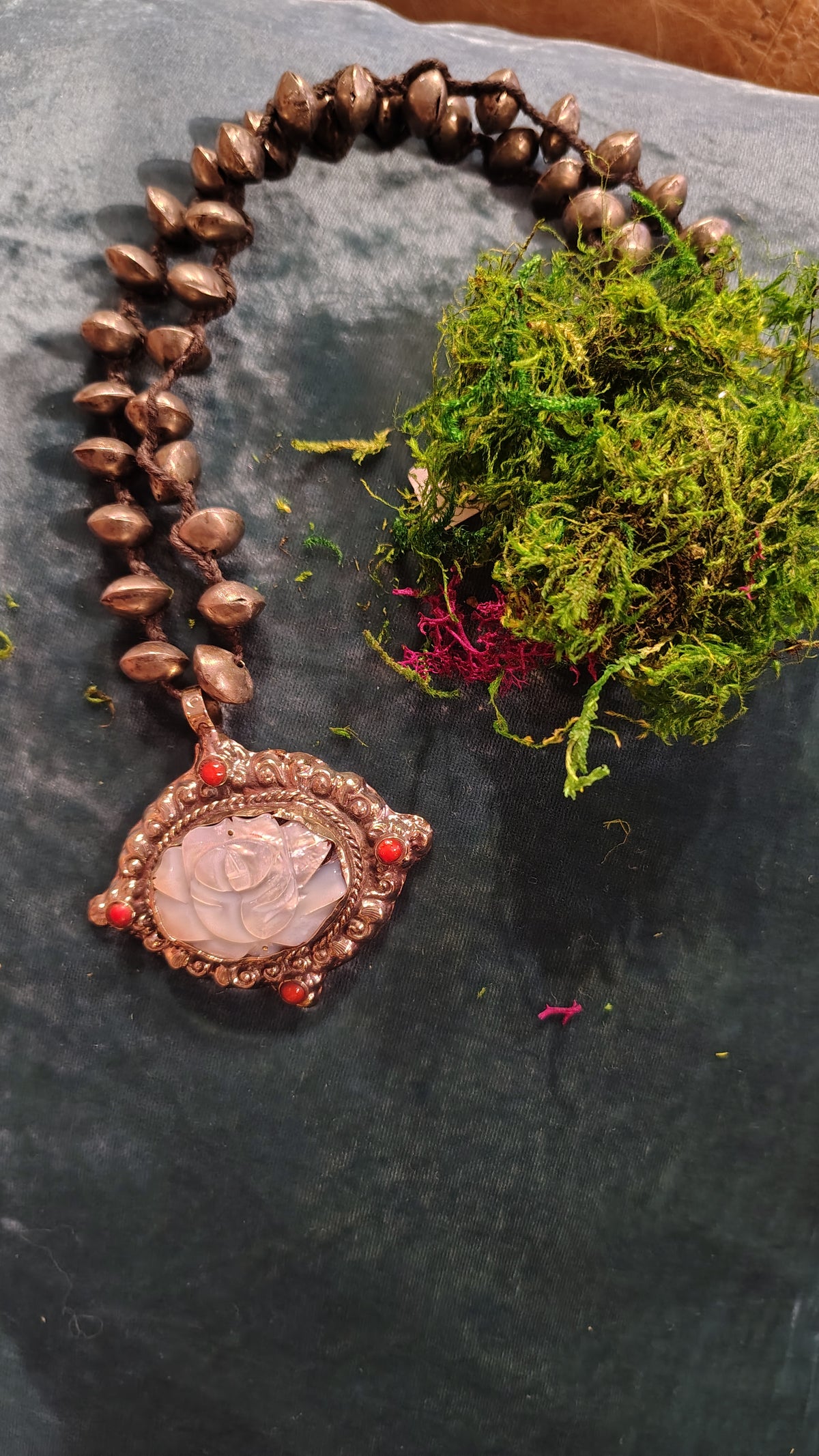 Lotus Pearl Necklace