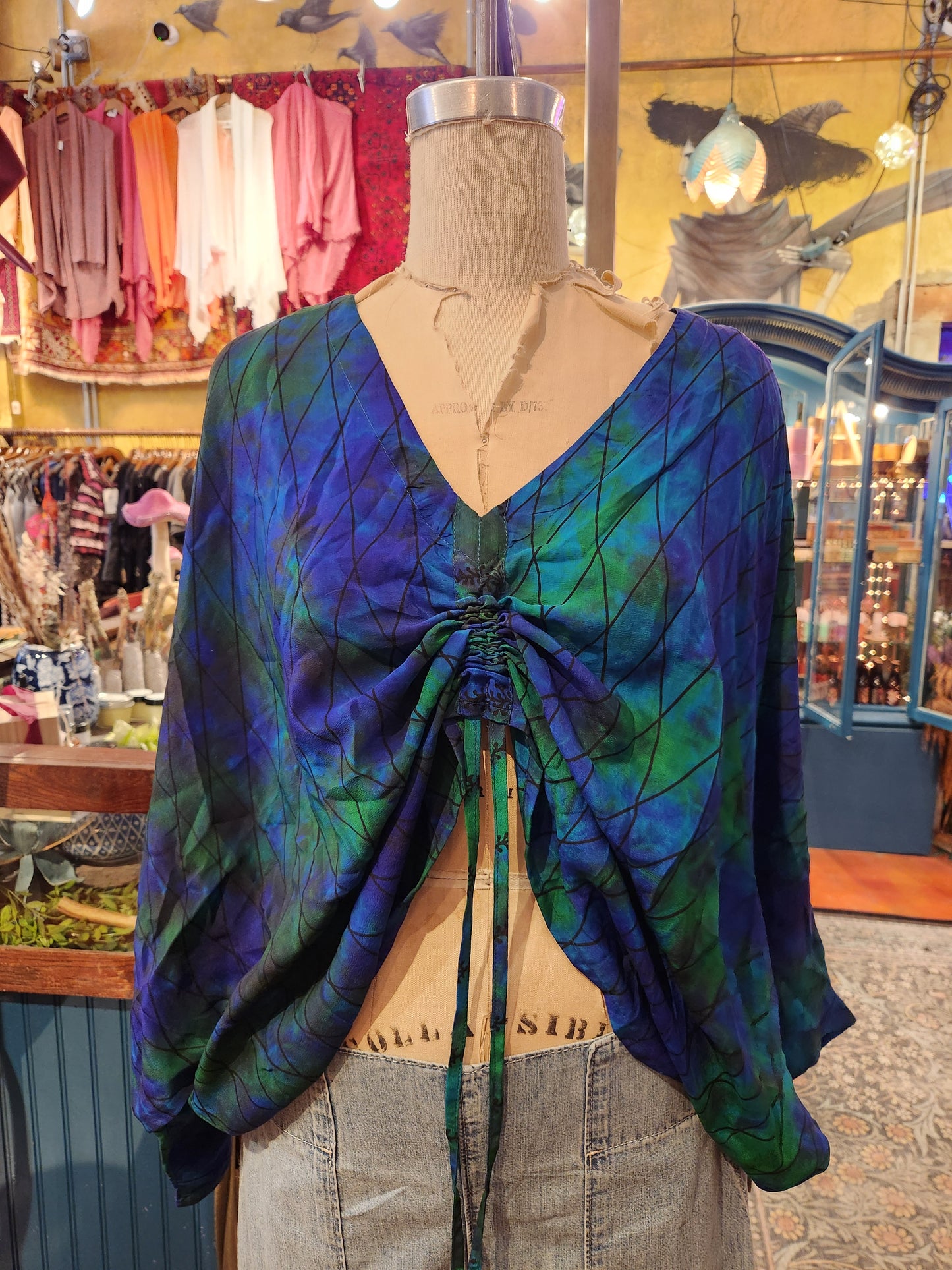 Stained Glass Butterfly Top