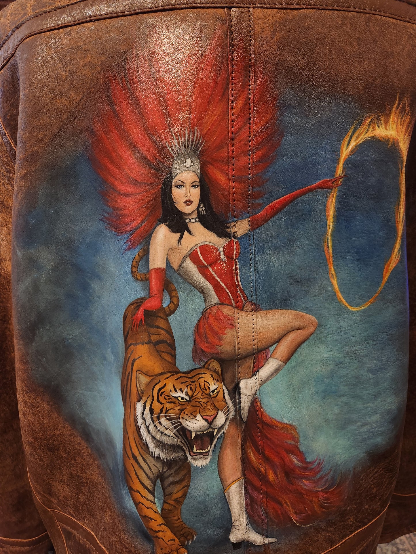 Circus Queen Mauritius Leather Jacket - Michaela Davis*