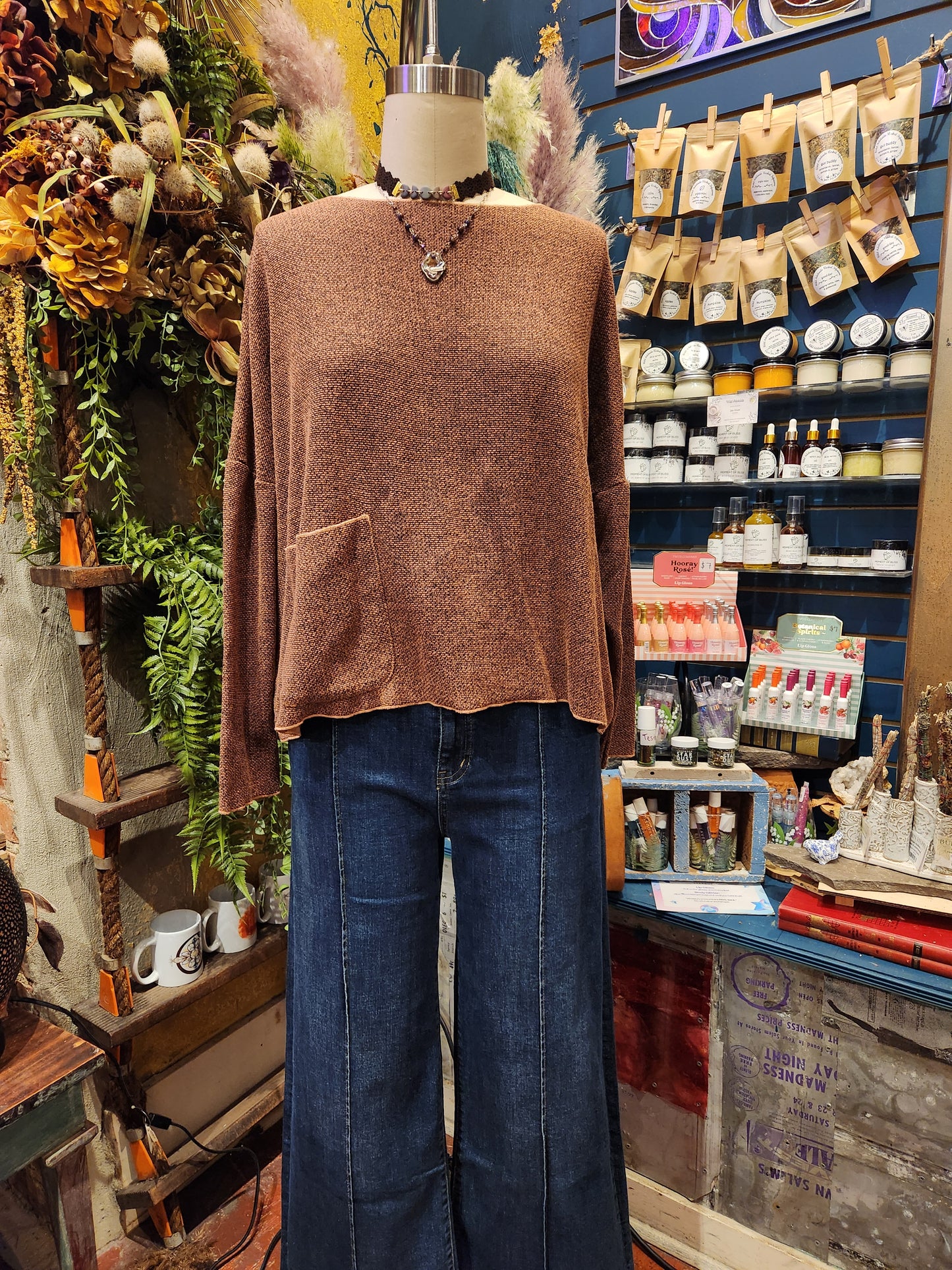 Pocket Pullover - Tandoori