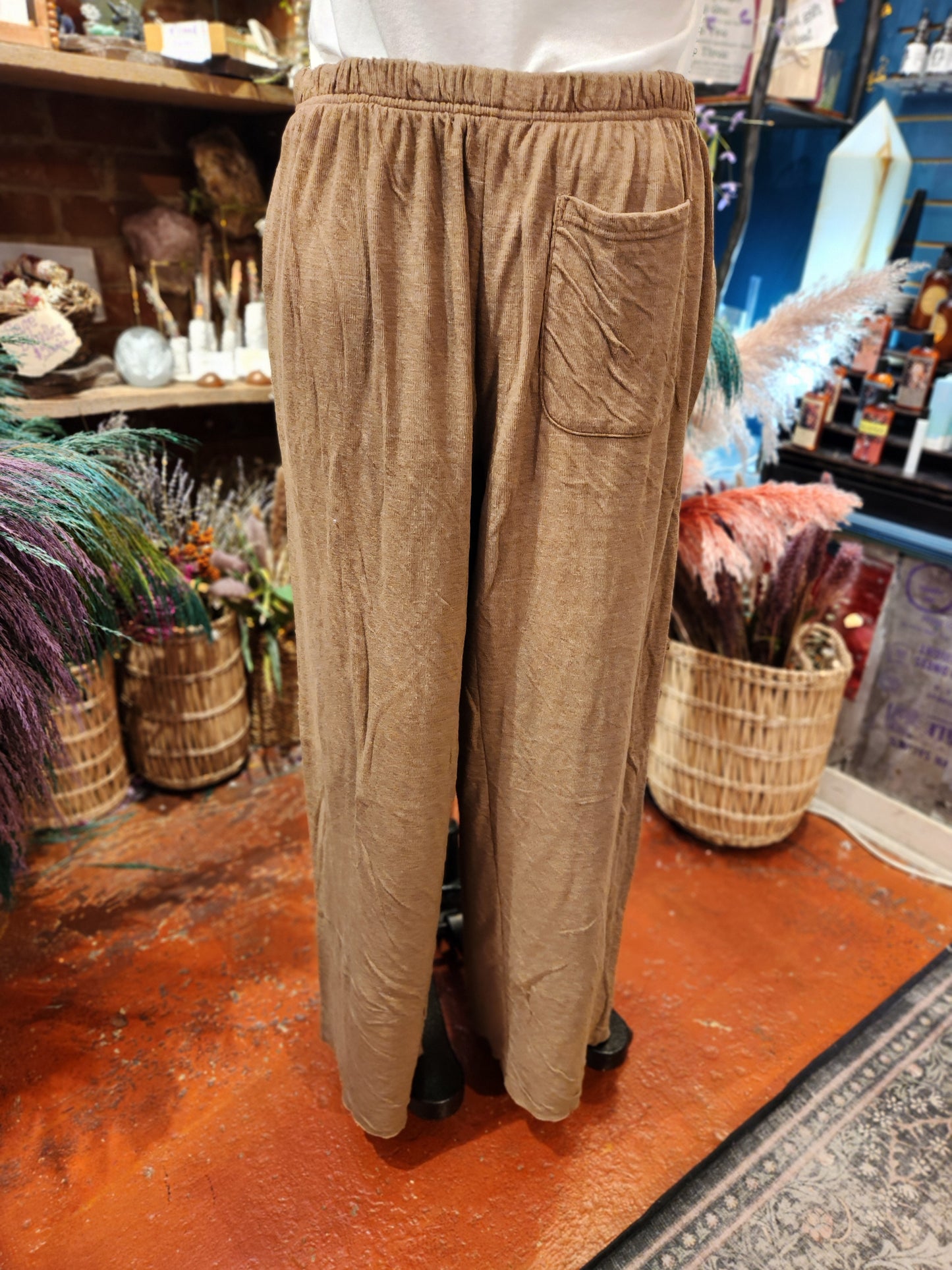Raw Hem Barrel Pant - Coconut