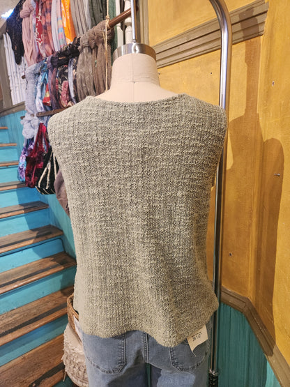 Sweater Vest - Balsam Green