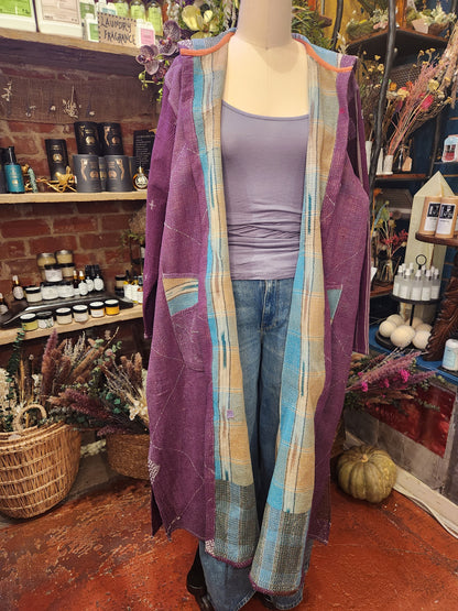 Fine Kantha Rising Sun Coat 1125 212