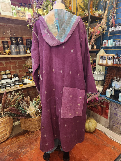 Fine Kantha Rising Sun Coat 1125 212