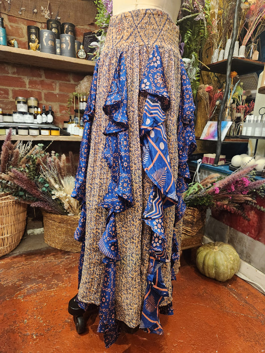 Pareo Kantha Willow Maxi Skirt 0826 049