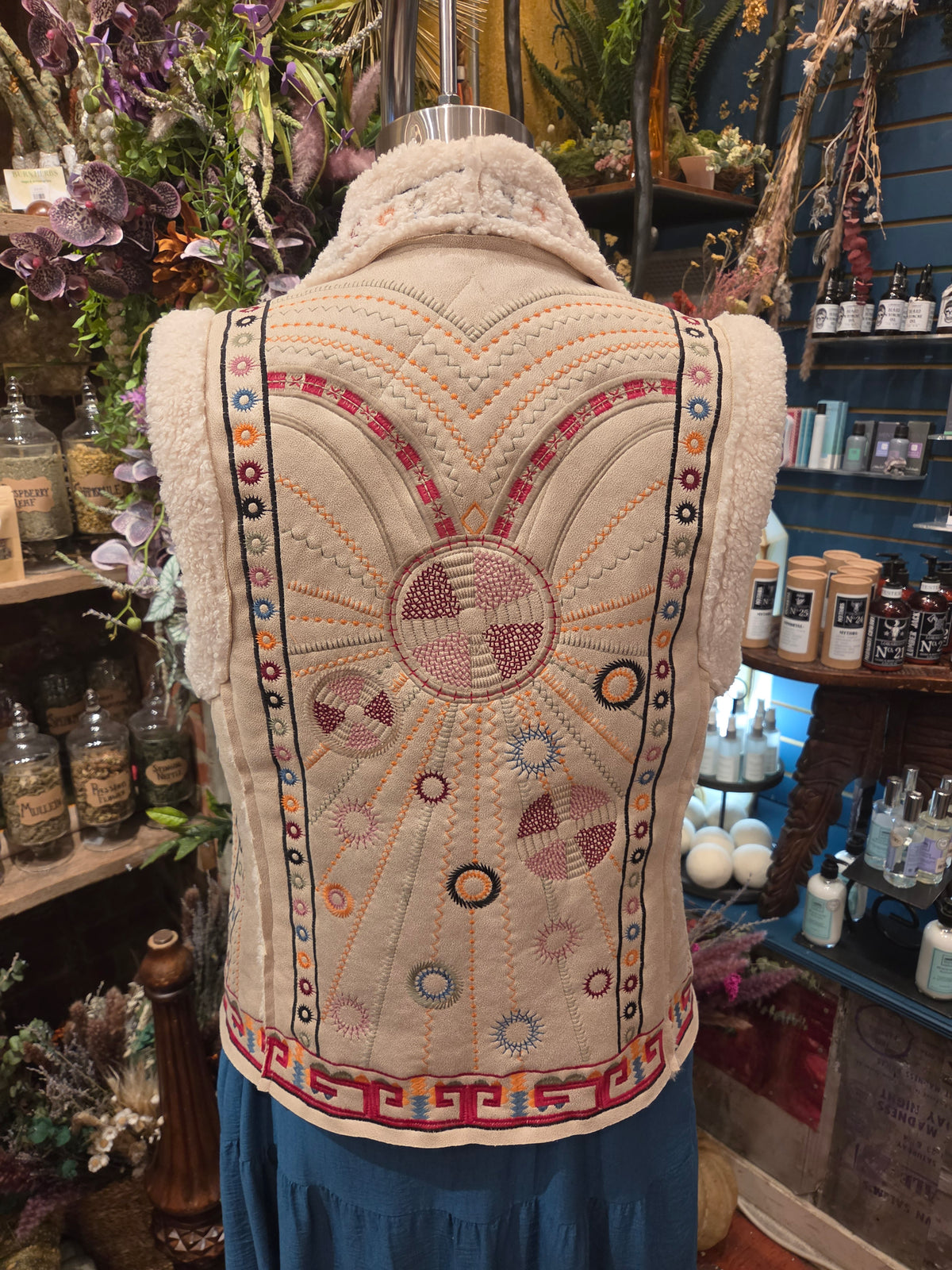 Cecilio Faux Suede Vest