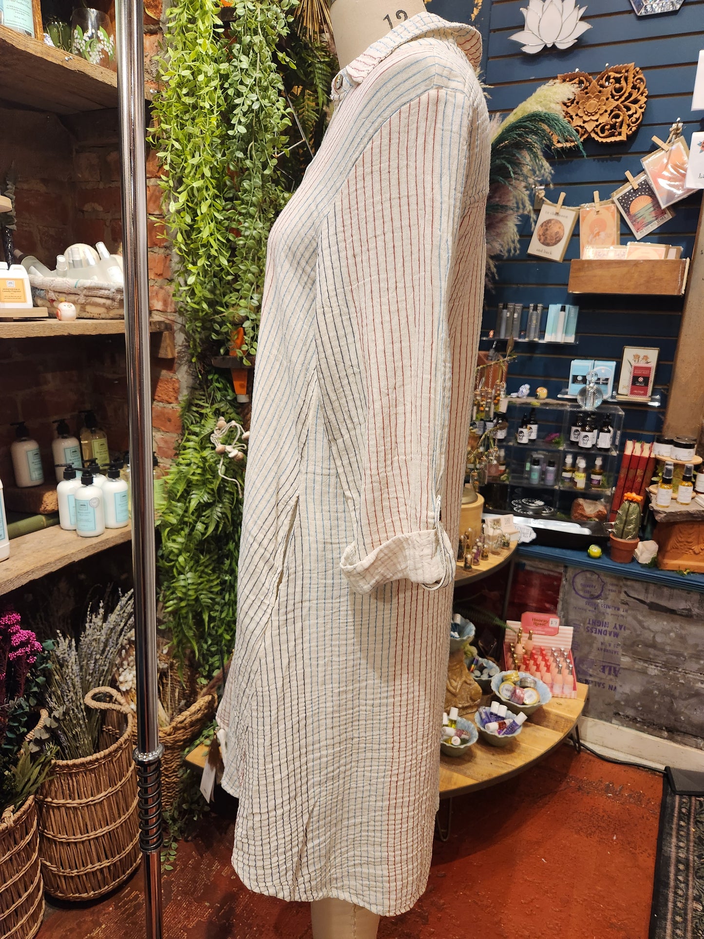 Mora Shirt Dress - Cream