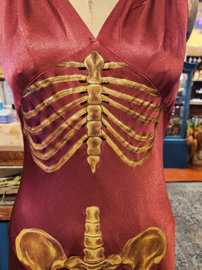 Red Hot Ribcage YFB Slip Dress - Christina Vasquez