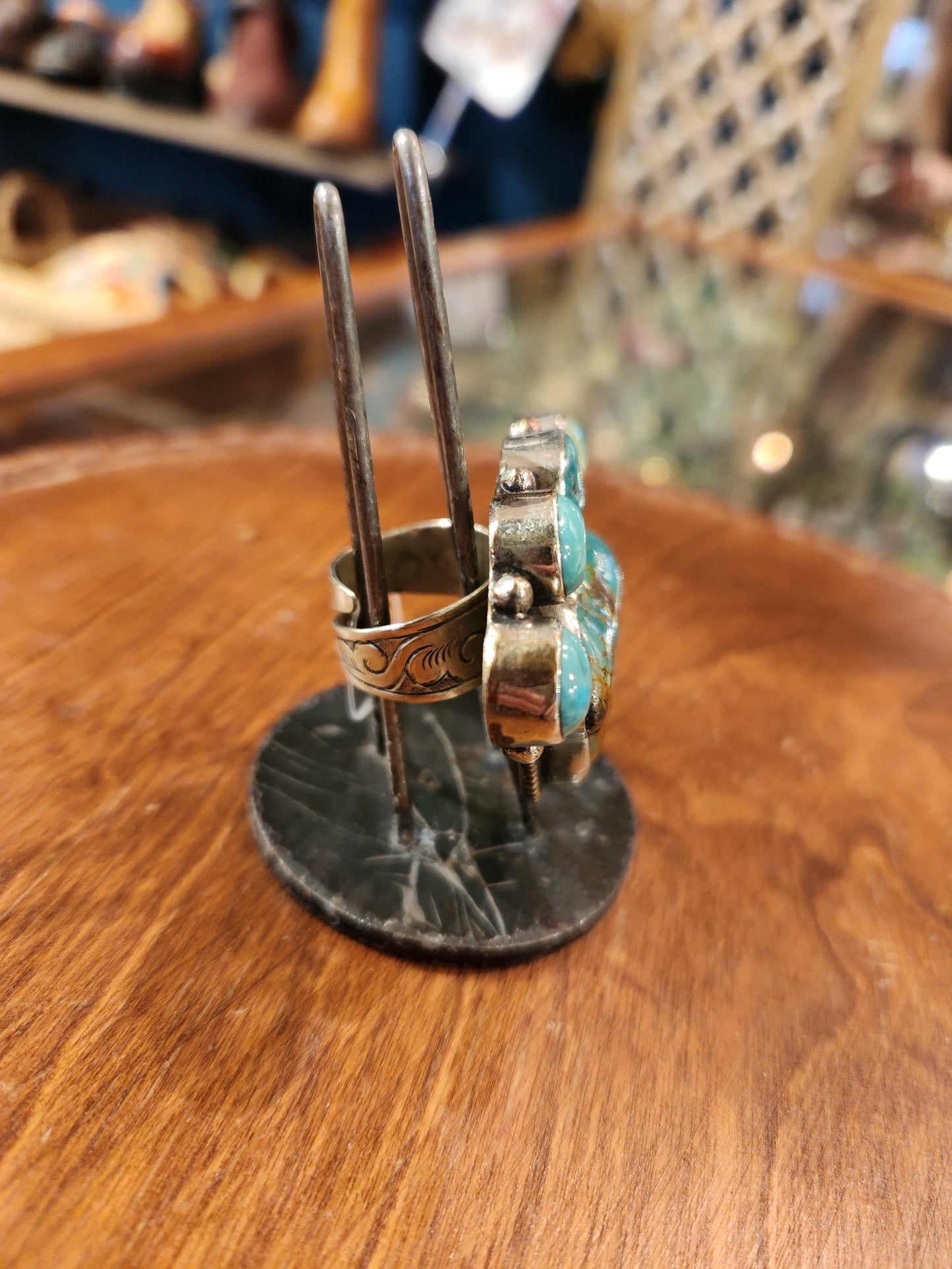 Organic Shaped Turquoise Ring