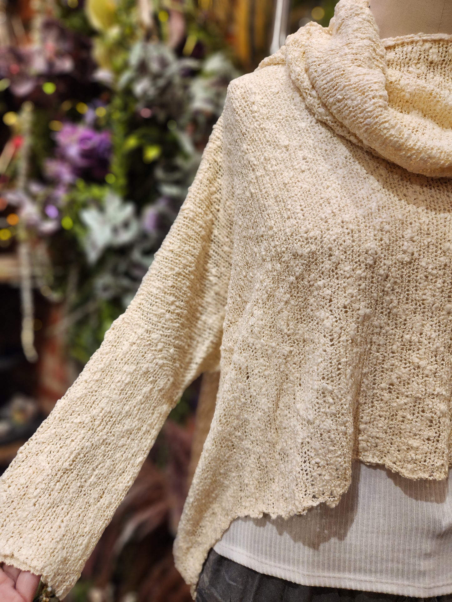 Ophelia Top Cowl Sweater ( One SIze)