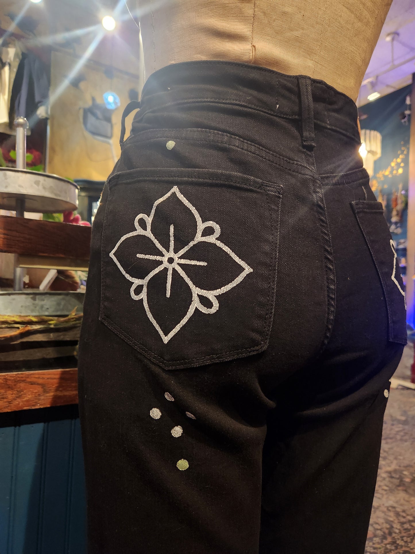 Splendid Symmetry Dear John Black Jeans - Dusty Kessel*