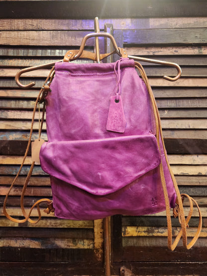 Billie Fuchsia Leather Bag