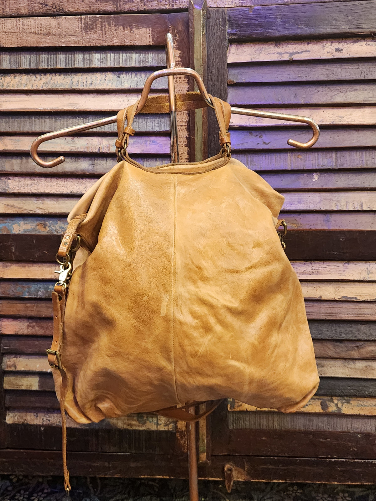 A.S.98 Leather Satchel Bag