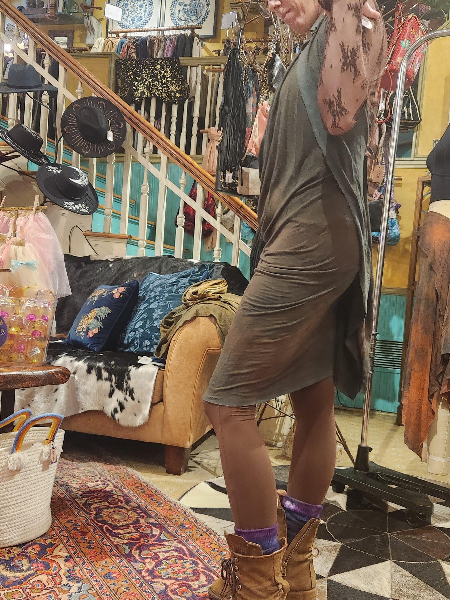 Athena Dress - Green #1